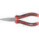 Клещи Strend Pro Premium ComfortGrip DL414, 160 мм, с плоским носиком