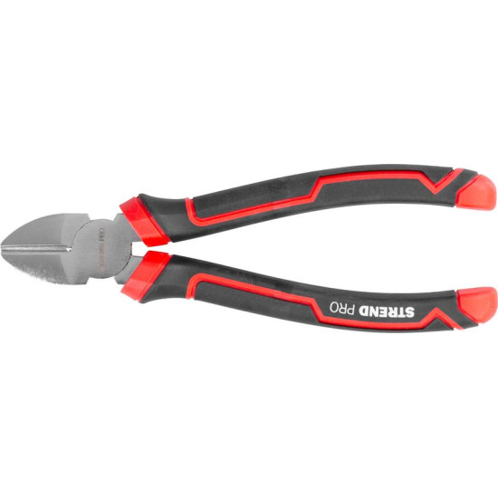 Клещи Strend Pro Premium ComfortGrip DL418, 180 мм, щипковые, боковые