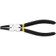 Pliers for ring-locks Strend Pro, 180mm bent inward