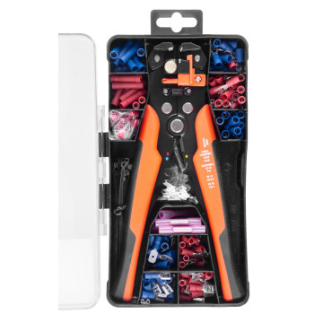 Pliers Strend Pro AWS 338, blanking + set of 230 pcs of terminals