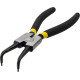 Pliers for ring-locks Strend Pro, 180mm bent outward
