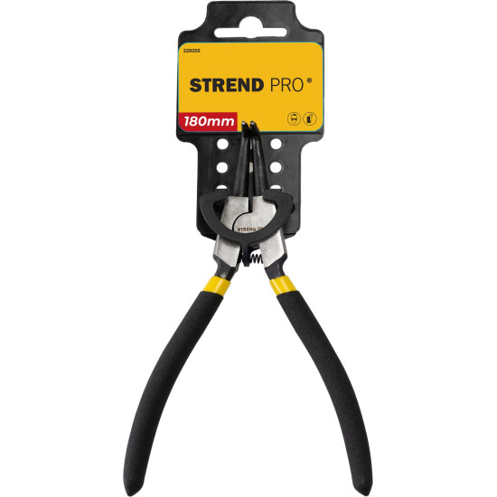 Pliers for ring-locks Strend Pro, 180mm bent outward