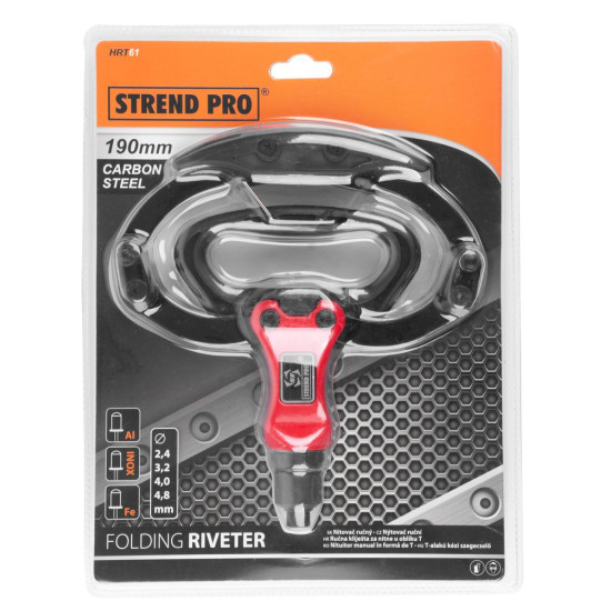 Kniedējamā ierīce CT012416 + kniedes, 190mm Kniedējamā ierīce CT012416 + kniedes, 190mm