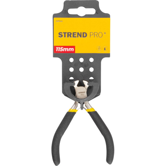 Клещи торцевые мини  Strend рro, 115 мм