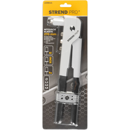 Pliers Strend Pro R0727, 270 mm, riveting, England type, for blind rivets