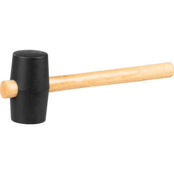 Резиновый молоток Strend рro 450 г, деревянная ручка