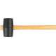 Резиновый молоток Strend рro 450 г, деревянная ручка