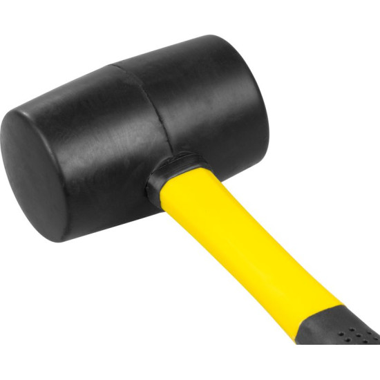 Резиновый молоток 340 г Strend Pro, металлическая ручка Резиновый молоток 340 г Strend Pro, металлическая ручка