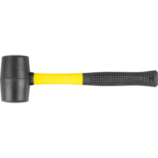 Резиновый молоток 340 г Strend Pro, металлическая ручка Резиновый молоток 340 г Strend Pro, металлическая ручка