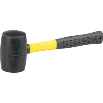 Резиновый молоток  Strend рro 680 г, металлическая ручка
