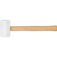 Rubber hammer whitehead  340 g Strend Pro, wood handle