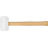 Резиновый молоток, белый 340 г Strend Pro, деревянная ручка
