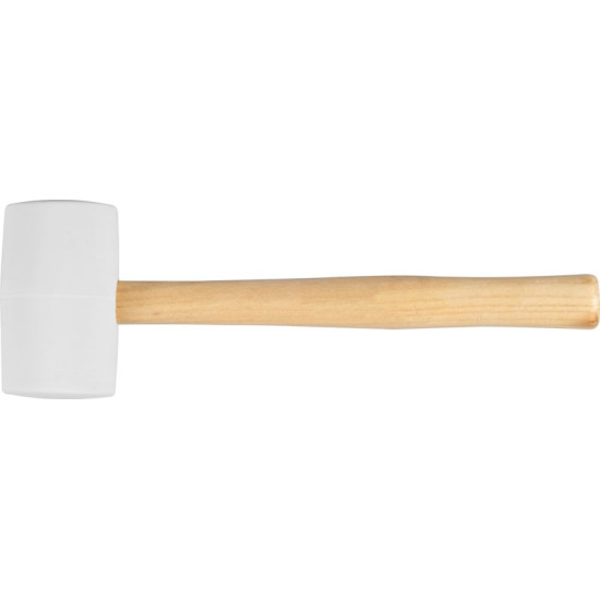 Резиновый молоток, белый 680 г Strend рro, деревянная ручка