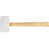 Резиновый молоток, белый 680 г Strend рro, деревянная ручка