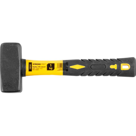 Veseris 1000g Strend Pro, stikla šķiedras rokturis 25,5cm ar TPR rokturi Veseris 1000g Strend Pro, stikla šķiedras rokturis 25,5cm ar TPR rokturi