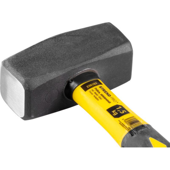 Veseris 1500g Strend Pro, stikla šķiedras rokturis 30cm ar TPR rokturi