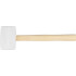 Rubber hammer whitehead  450 g Strend Pro, wooden handle