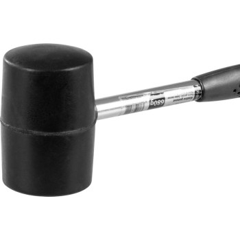 Резиновый молоток Strend рro 680 г, металлическая ручка