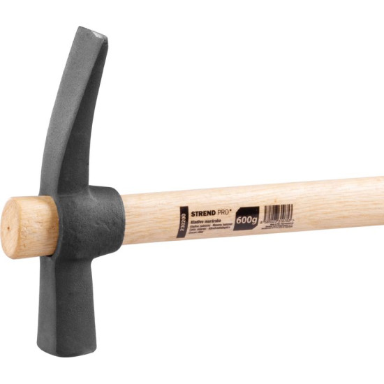 Молоток каменщика Strend рro 600г, деревянная ручка