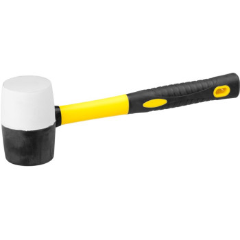 Резиновый молоток  Strend рro 450 г, металлическая ручка