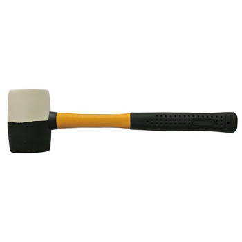 Резиновый молоток  Strend рro 450 г, металлическая ручка