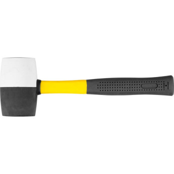 Резиновый молоток  Strend рro 680 г, металлическая ручка