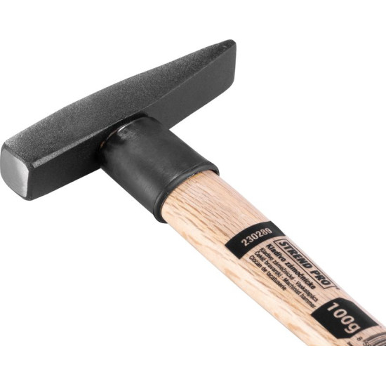 Atslēdznieka āmurs 100g Strend Pro, koka rokturis, PROFI