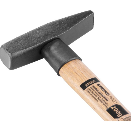 Atslēdznieka āmurs 0200g Strend Pro, koka rokturis, PROFI