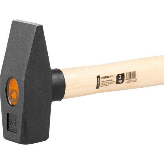 Atslēdznieka āmurs 2000g Strend Pro, koka rokturis, PROFI