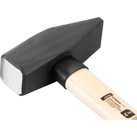 Atslēdznieka āmurs 2000g Strend Pro, koka rokturis, PROFI