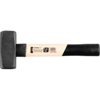 Кувалда Strend рro 1500г, деревянная ручка