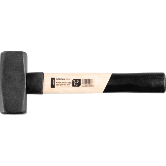 Кувалда Strend рro 1500г, деревянная ручка