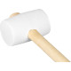 Hammer Strend Pro 230 g, rubber, Whitehead, wooden handle