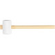 Hammer Strend Pro 230 g, rubber, Whitehead, wooden handle