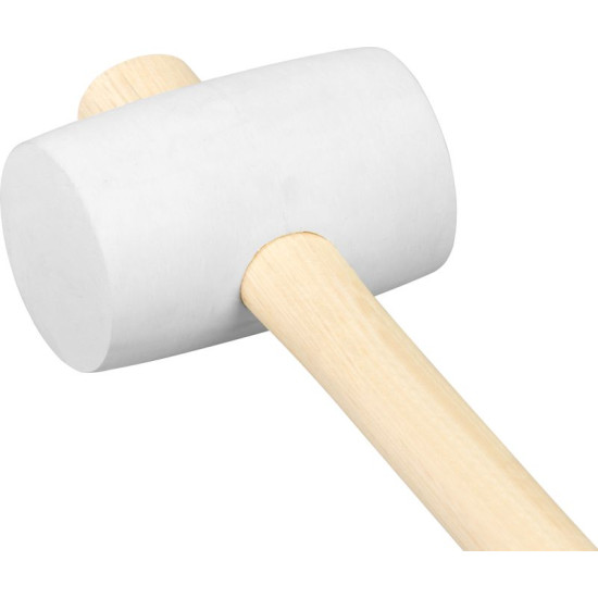 Hammer Strend Pro 340 g, rubber, Whitehead, wooden handle