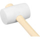 Hammer Strend Pro 340 g, rubber, Whitehead, wooden handle