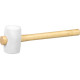 Hammer Strend Pro 450 g, rubber, Whitehead, wooden handle