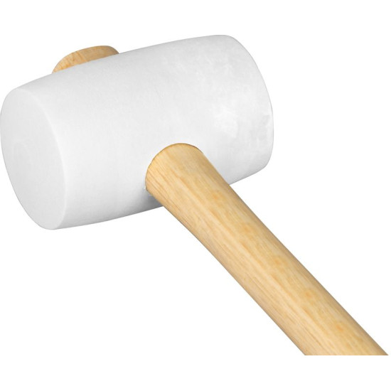 Hammer Strend Pro 450 g, rubber, Whitehead, wooden handle