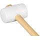 Hammer Strend Pro 450 g, rubber, Whitehead, wooden handle