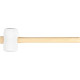 Hammer Strend Pro 450 g, rubber, Whitehead, wooden handle