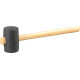 Hammer Strend Pro 230 g, rubber, Blackhead, wooden handle