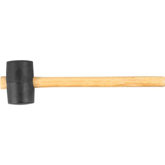Hammer Strend Pro 230 g, rubber, Blackhead, wooden handle