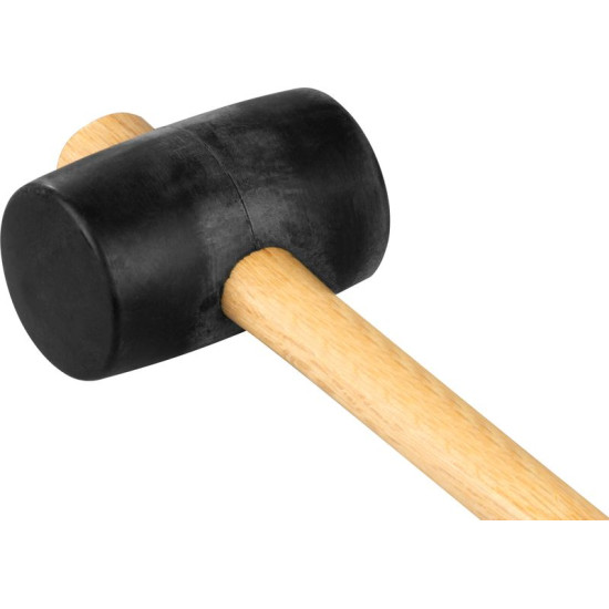 Hammer Strend Pro 340 g, rubber, Blackhead, wooden handle