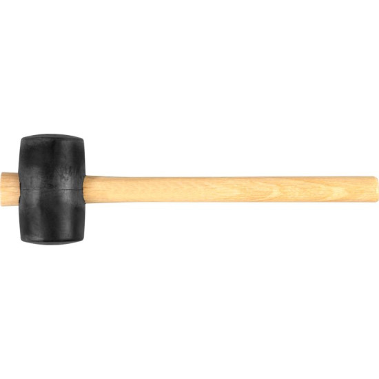 Hammer Strend Pro 340 g, rubber, Blackhead, wooden handle