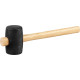 Hammer Strend Pro 450 g, rubber, Blackhead, wooden handle