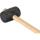 Hammer Strend Pro 450 g, rubber, Blackhead, wooden handle