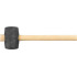 Hammer Strend Pro 450 g, rubber, Blackhead, wooden handle