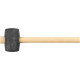 Hammer Strend Pro 450 g, rubber, Blackhead, wooden handle