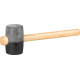 Hammer Strend Pro 680 g, rubber, Blackhead, wooden handle