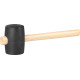 Hammer Strend Pro 900 g, rubber, Blackhead, wooden handle